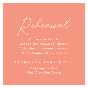 Embrace your hip, stylish side with our Color Split Rehearsal Cards.