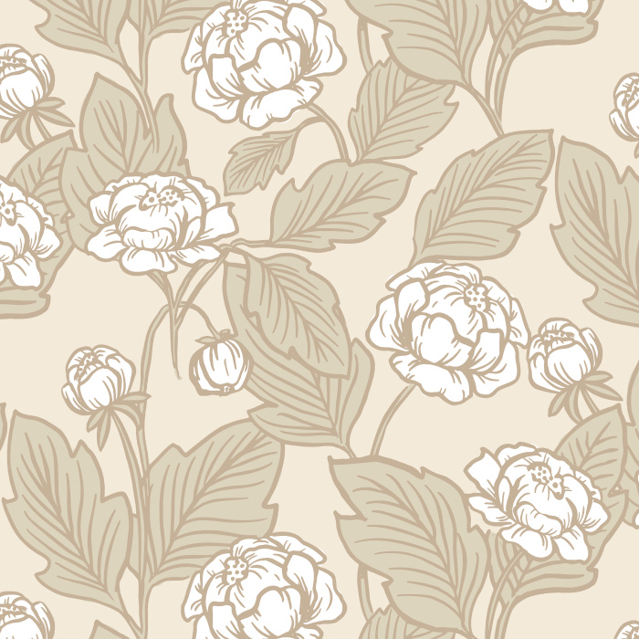 Reminiscent of vintage printed illustrations, our Retro Peony Peel And Stick Removable Wallpaper adds a uniquely floral touch to any wall.