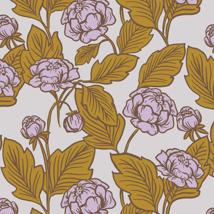 Reminiscent of vintage printed illustrations, our Retro Peony Peel And Stick Removable Wallpaper adds a uniquely floral touch to any wall.