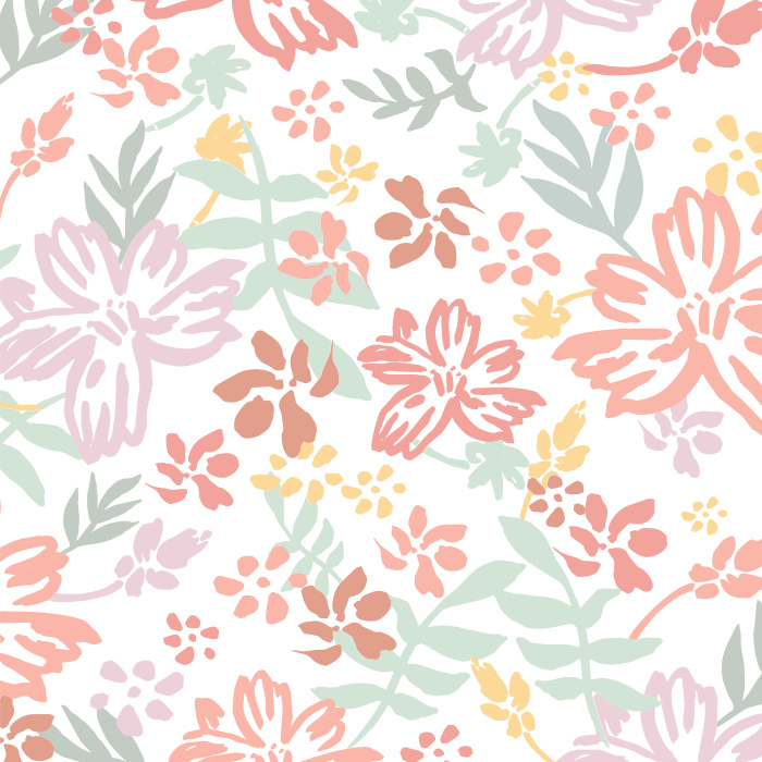 Create the perfect accent wall in any room of your home with our Retro Garden Peel and Stick Wallpaper.