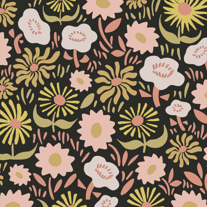 Give any room in your house a blossoming touch-up with our Fresh As Daisies Peel and Stick Wallpaper.
