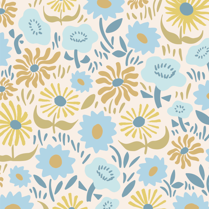 Give any room in your house a blossoming touch-up with our Fresh As Daisies Peel and Stick Wallpaper.