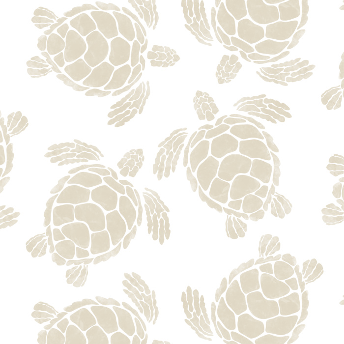 Create an eye-catching statement wall anywhere in your home with our Painterly Turtles Peel and Stick Wallpaper.