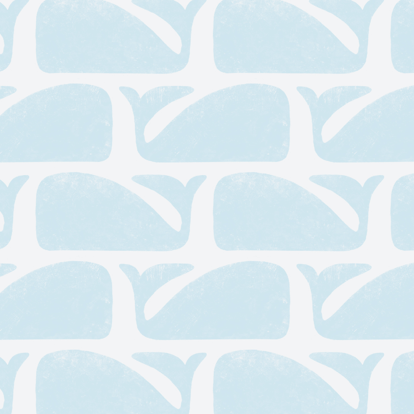 Stamped Whales Wallpaper