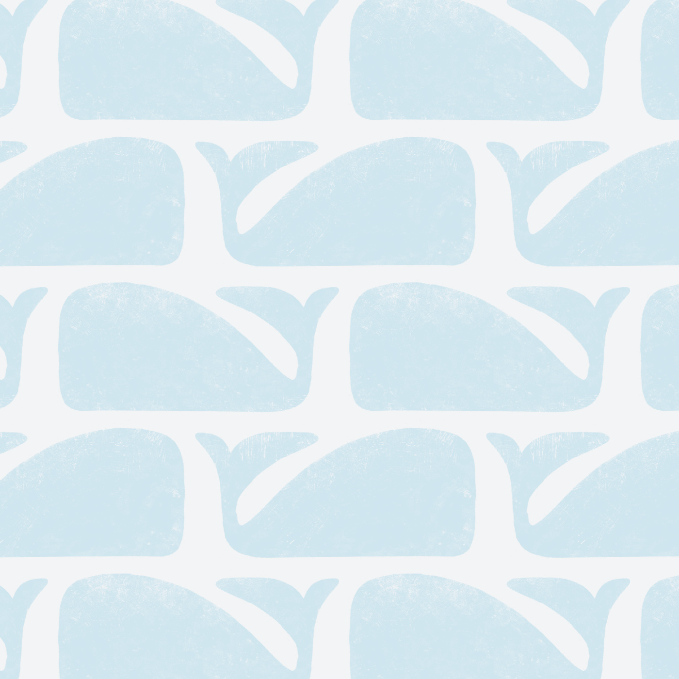 Stamped Whales Wallpaper