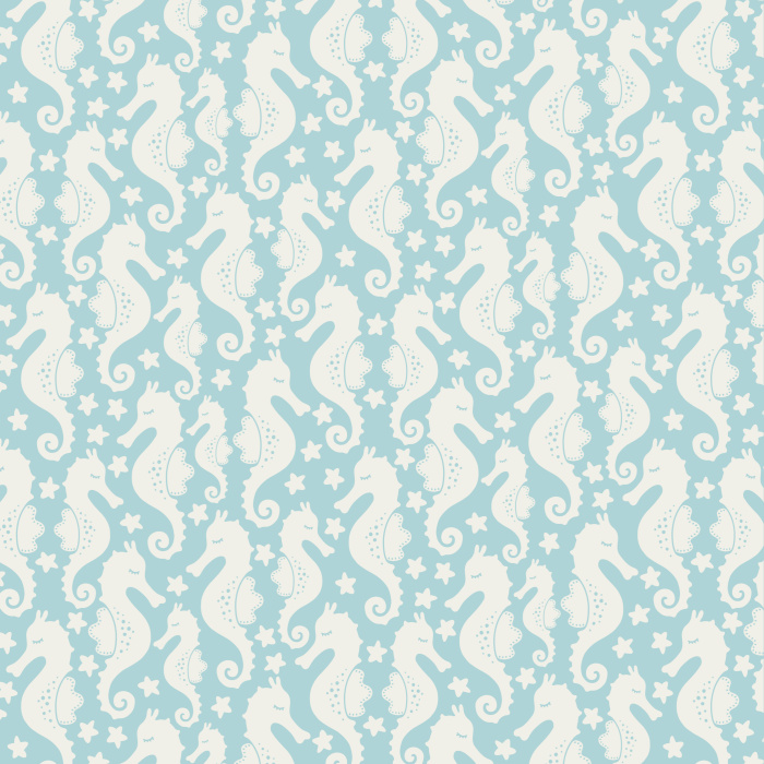 Bring a popular nautical creature to your walls with our Sea Horse Peel and Stick Wallpaper.