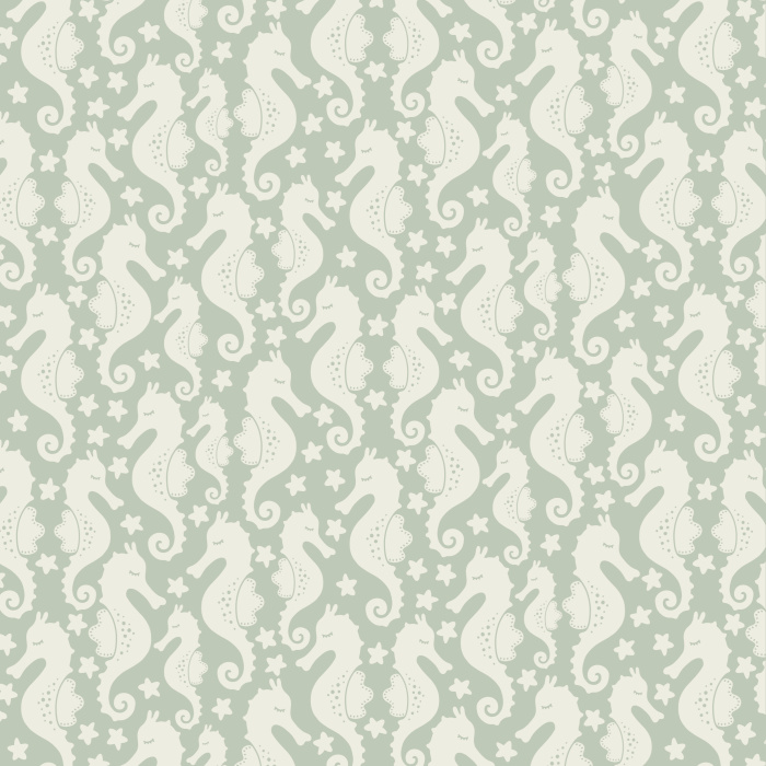 Bring a popular nautical creature to your walls with our Sea Horse Peel and Stick Wallpaper.