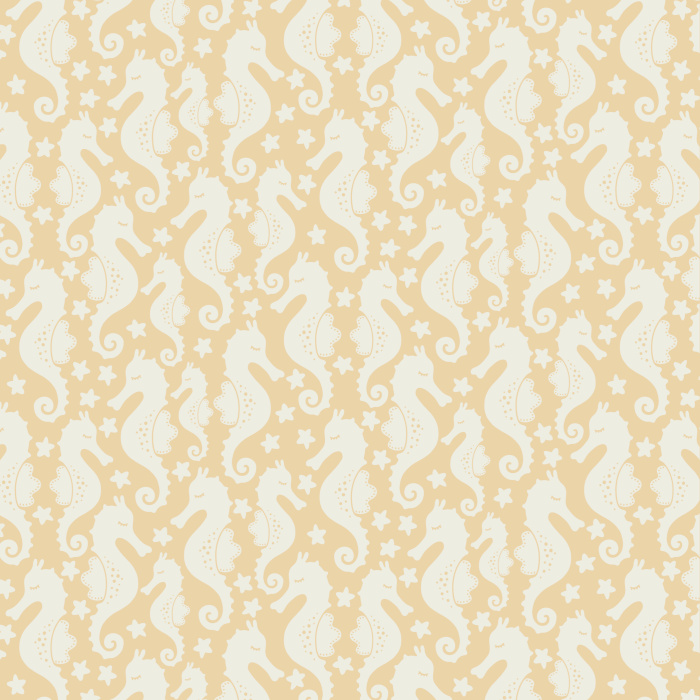 Bring a popular nautical creature to your walls with our Sea Horse Peel and Stick Wallpaper.