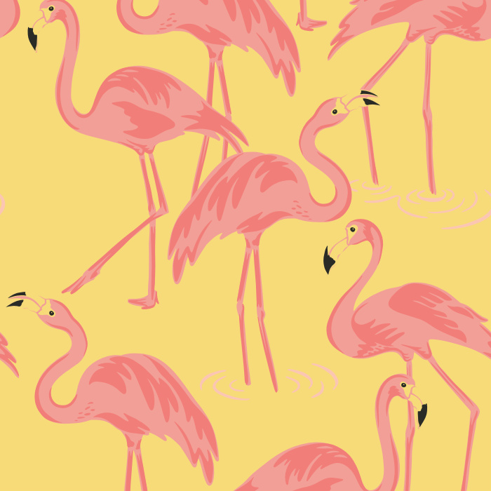 The perfect way to liven up your child’s bedroom, or any other space you’d like to give a fun flair, the flock of bright pink flamingos on our Flamingo Fun Peel And Stick Removable Wallpaper creates an eye-catching accent to any room.