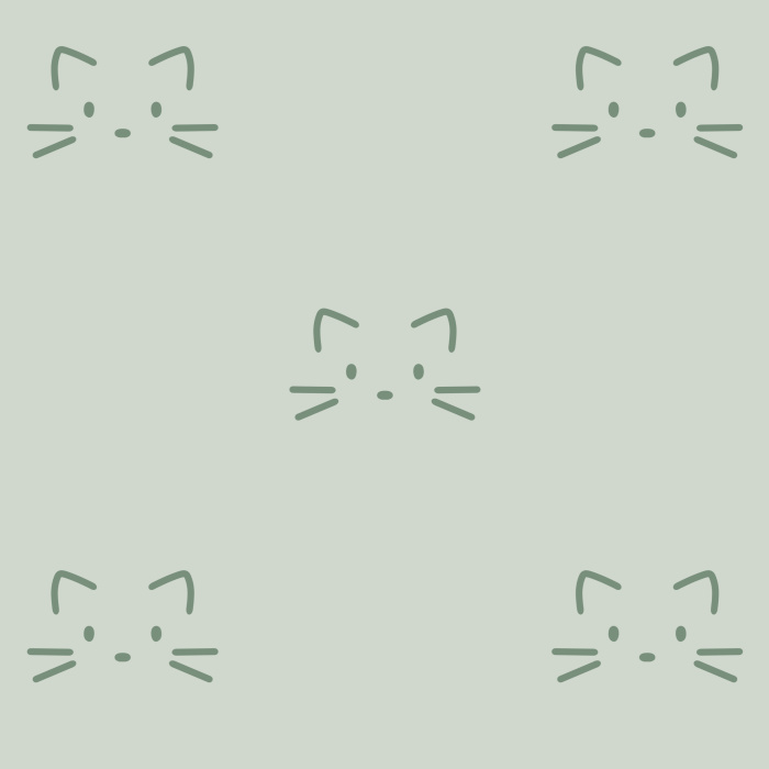 Create the playroom or nursery of your dreams with our Cute Kitty Peel and Stick Wallpaper. 