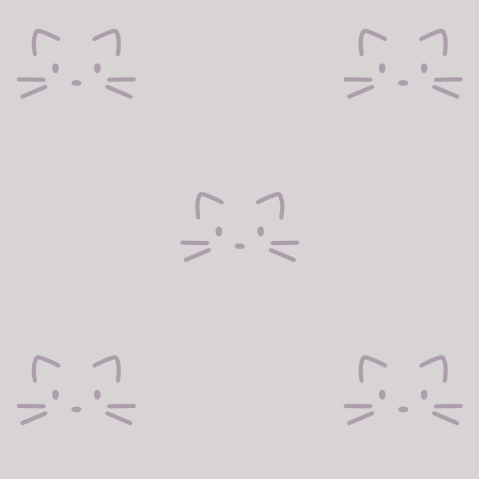 Create the playroom or nursery of your dreams with our Cute Kitty Peel and Stick Wallpaper.