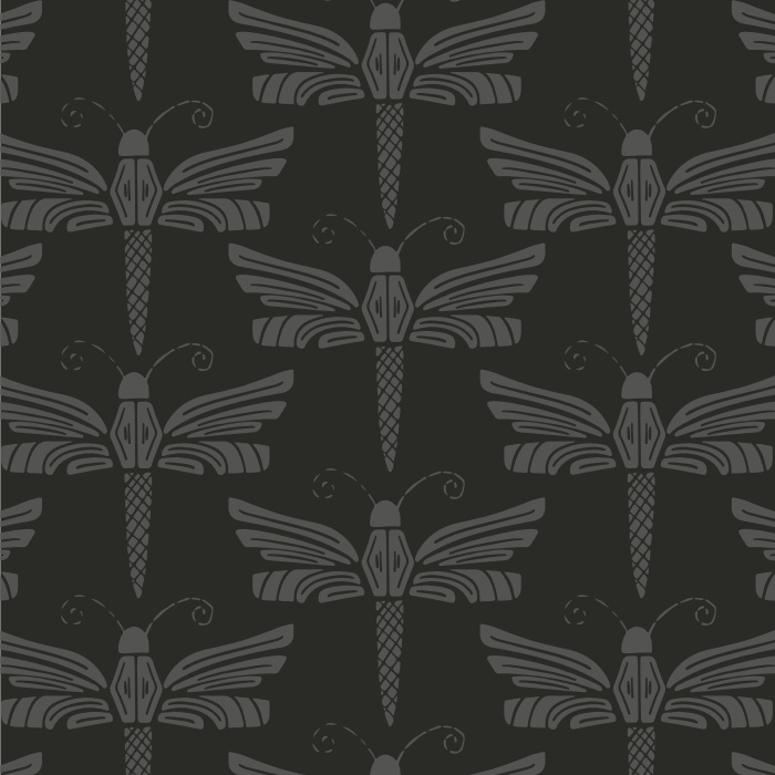 Create the unique, playful space you've dreamed of with our Dragonfly Stamp Peel and Stick Wallpaper. 