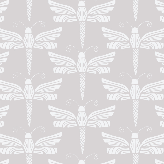 Create the unique, playful space you've dreamed of with our Dragonfly Stamp Peel and Stick Wallpaper. 
