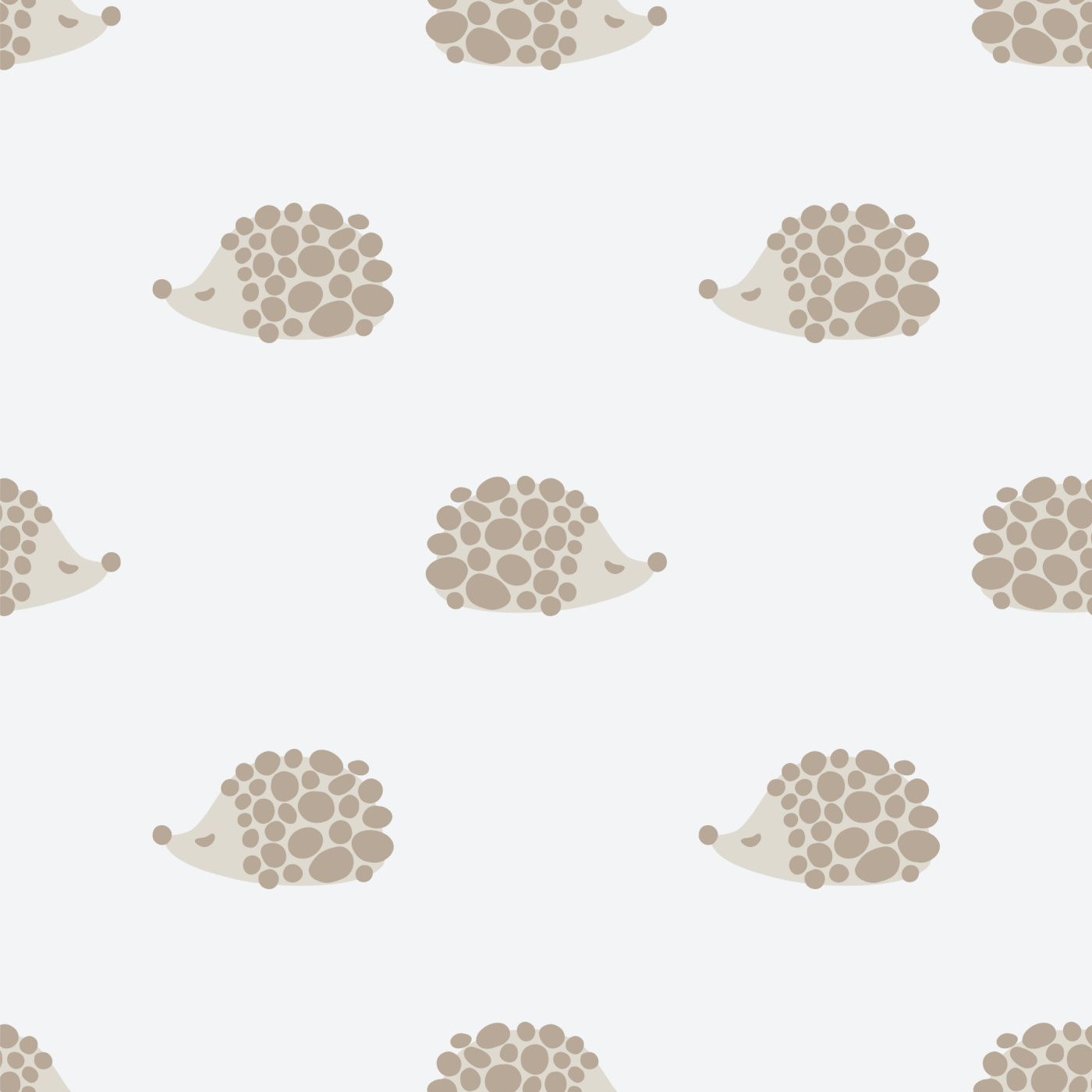 Dotted Hedgehogs Wallpaper
