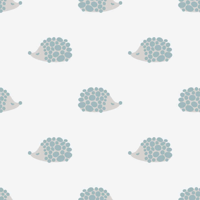 Create a playfully cozy space with our Dotted Hedgehogs Peel and Stick Wallpaper.