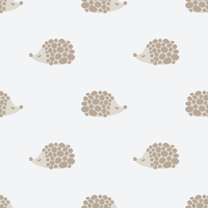 Create a playfully cozy space with our Dotted Hedgehogs Peel and Stick Wallpaper.
