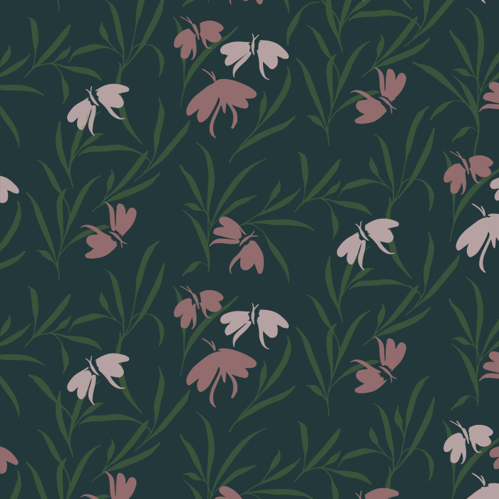 Add the perfect accent wall to your child's room with our Butterfly Garden Peel and Stick Wallpaper.