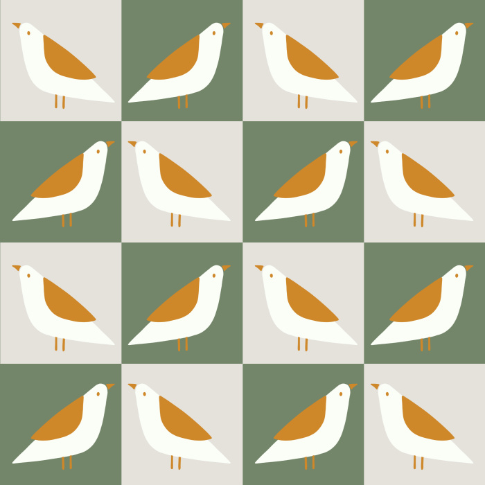 Create the uniquely homey space you've always wanted with our Geometric Bird Peel and Stick Wallpaper.