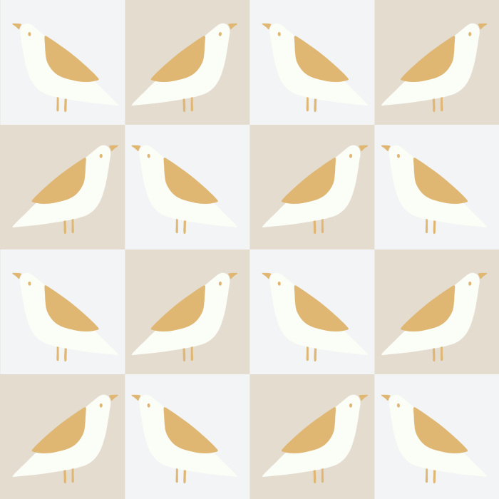 Create the uniquely homey space you've always wanted with our Geometric Bird Peel and Stick Wallpaper.