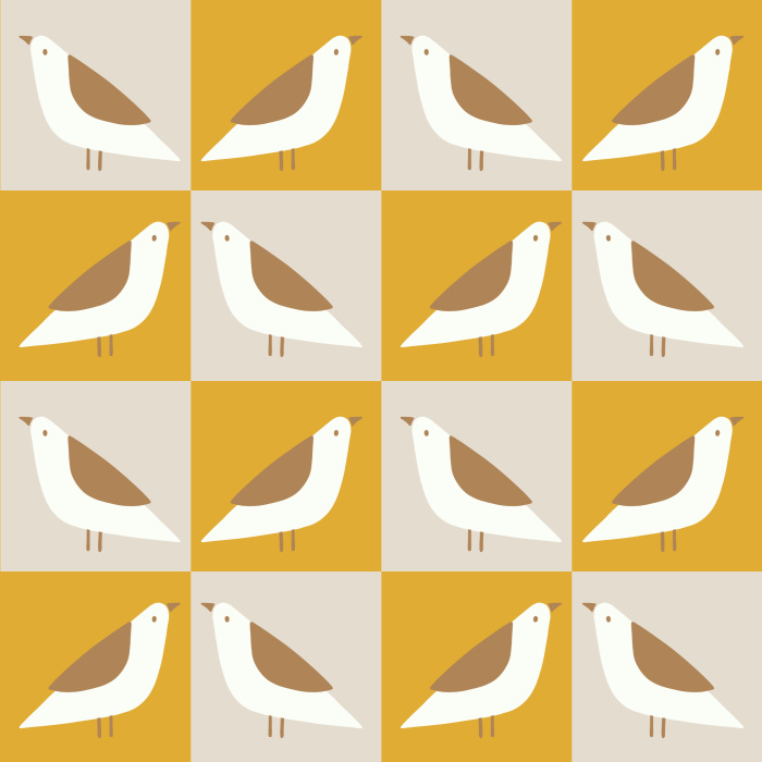 Create the uniquely homey space you've always wanted with our Geometric Bird Peel and Stick Wallpaper.