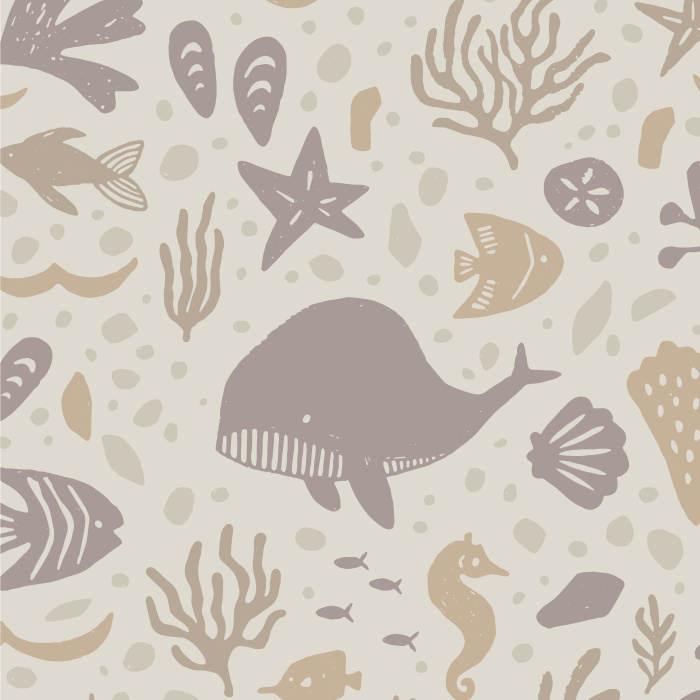 Create an ocean of fun with our Sea Life Peel and Stick Wallpaper.