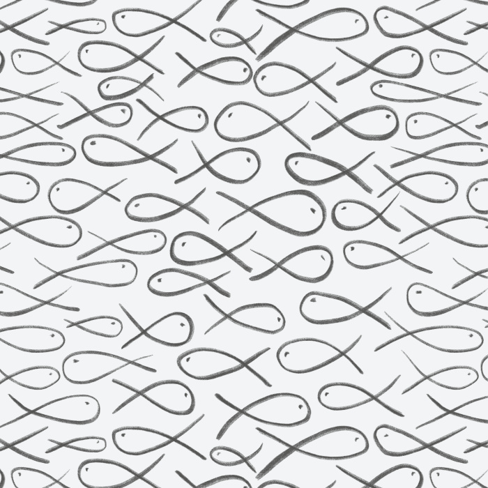 Bring a classic nautical look to any room in your home with our Fish Ray Peel and Stick Wallpaper.