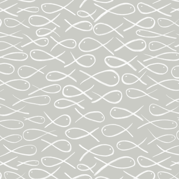 Bring a classic nautical look to any room in your home with our Fish Ray Peel and Stick Wallpaper.