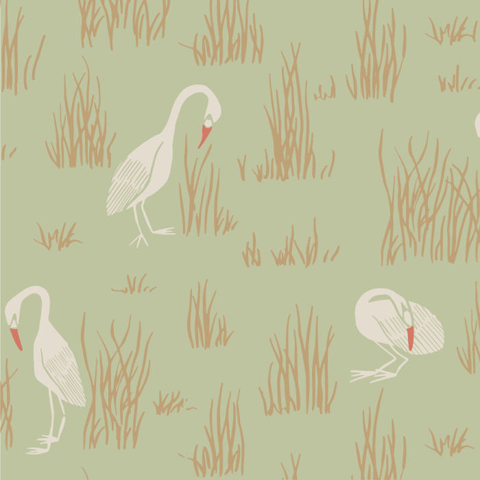 Add a serene feeling to your space with our Marsh Life Peel and Stick Wallpaper. 