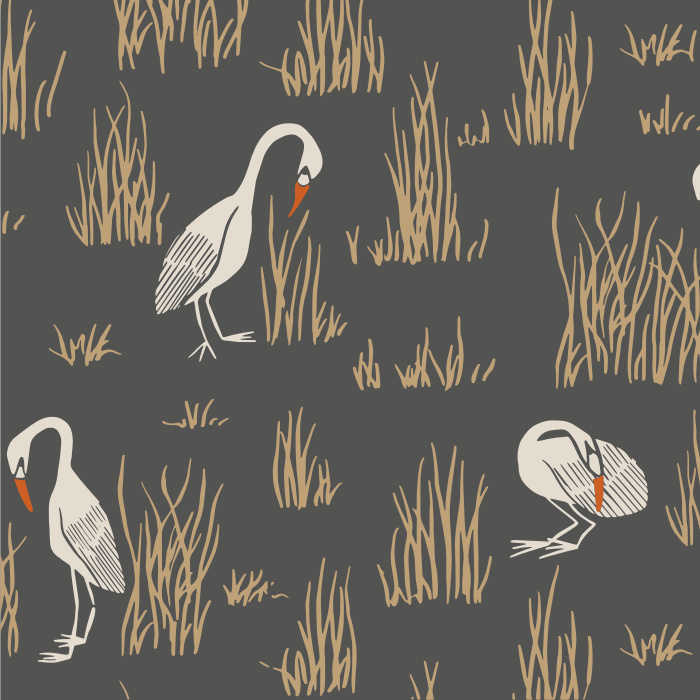 Add a serene feeling to your space with our Marsh Life Peel and Stick Wallpaper. 