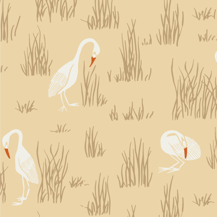 Add a serene feeling to your space with our Marsh Life Peel and Stick Wallpaper. 