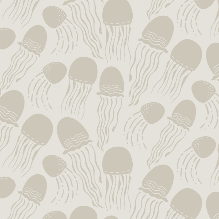 Add a unique and playful touch to your little one's space with our Swaying Jellyfish Peel and Stick Wallpaper.