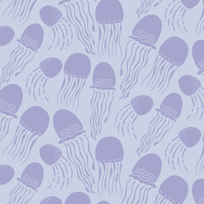 Add a unique and playful touch to your little one's space with our Swaying Jellyfish Peel and Stick Wallpaper.