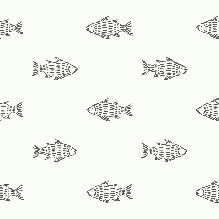 Create a playful accent in any space with our Tropical Fish Peel and Stick Wallpaper.
