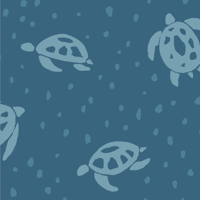 Create some chill vibes with our Turtle Block Print Peel and Stick Wallpaper.