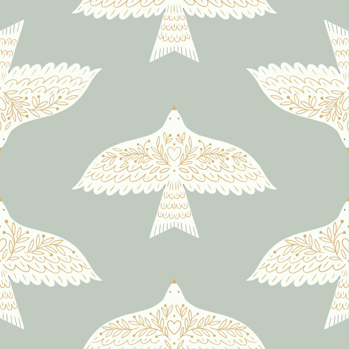 Our Birds In Flight Peel and Stick Wallpaper creates a classic statement in any room in your home.