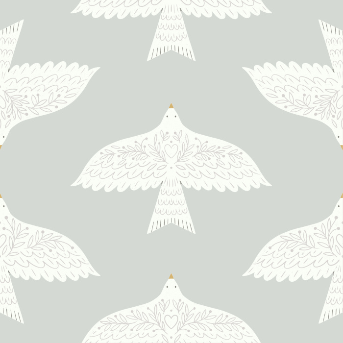 Our Birds In Flight Peel and Stick Wallpaper creates a classic statement in any room in your home.
