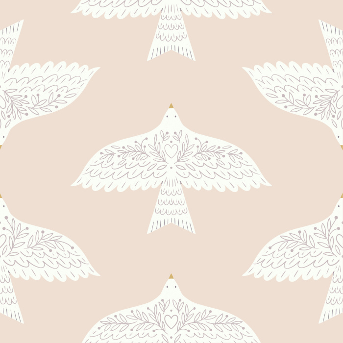 Our Birds In Flight Peel and Stick Wallpaper creates a classic statement in any room in your home.