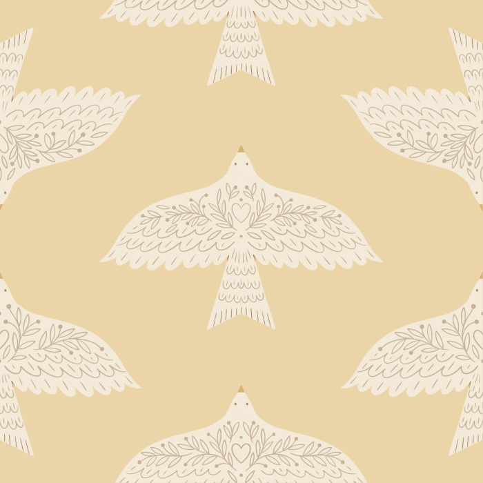 Our Birds In Flight Peel and Stick Wallpaper creates a classic statement in any room in your home.