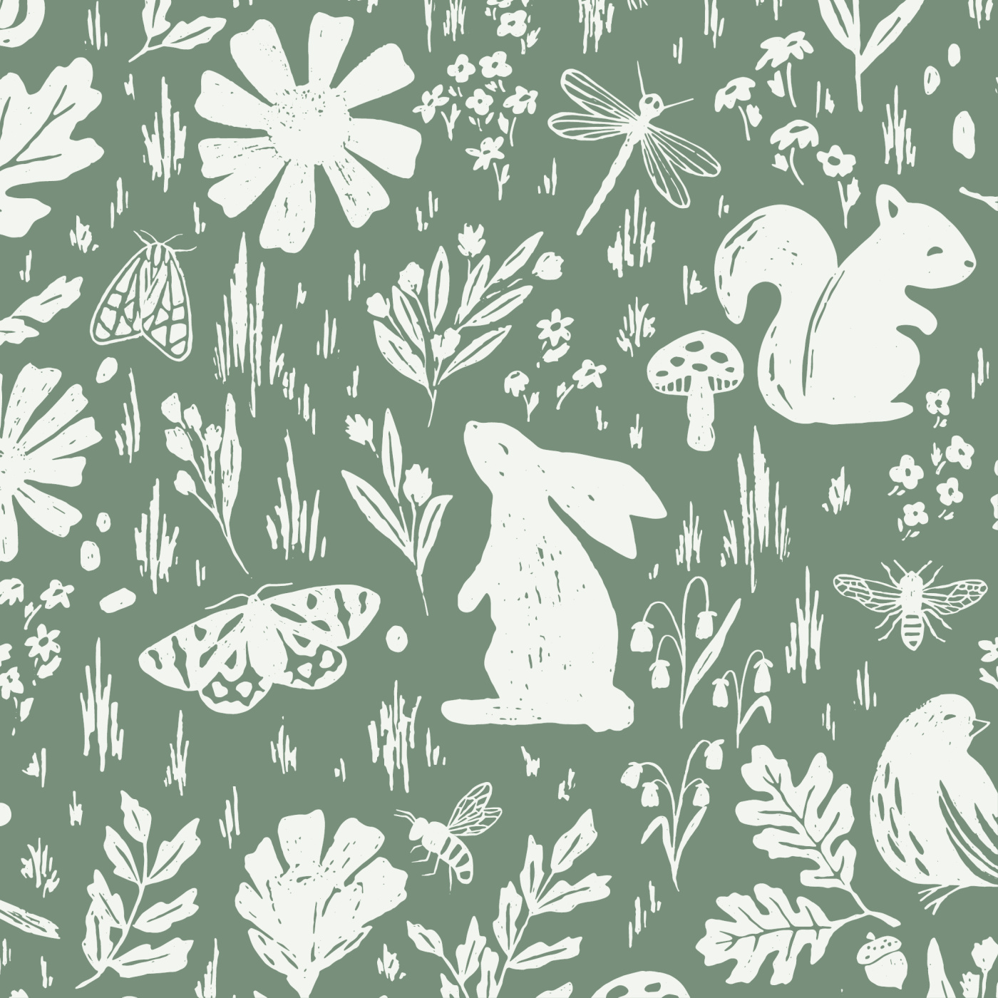 Garden Animals Wallpaper
