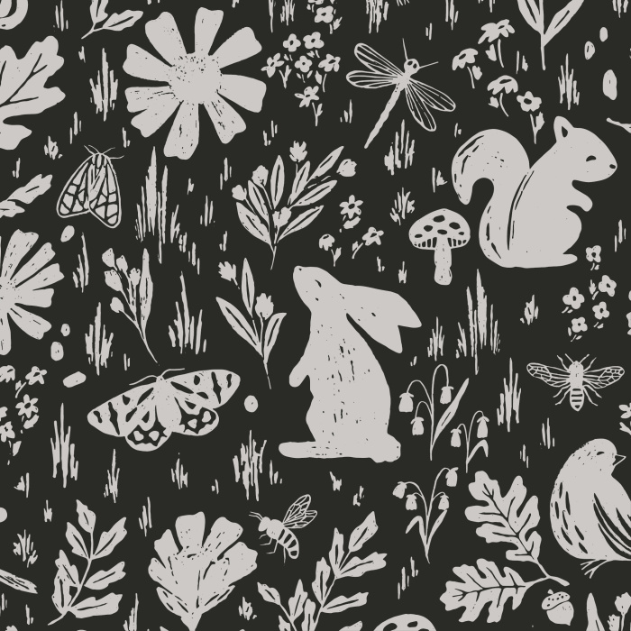 Our Garden Animals Peel and Stick Wallpaper is sure to bring a cute touch of nature to any wall in your home.