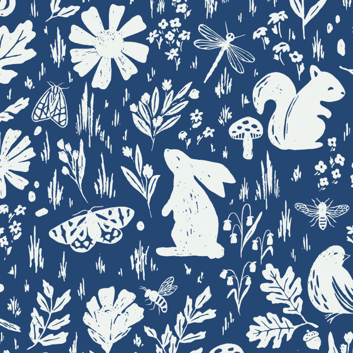 Our Garden Animals Peel and Stick Wallpaper is sure to bring a cute touch of nature to any wall in your home.