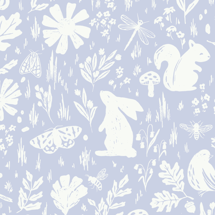 Our Garden Animals Peel and Stick Wallpaper is sure to bring a cute touch of nature to any wall in your home.