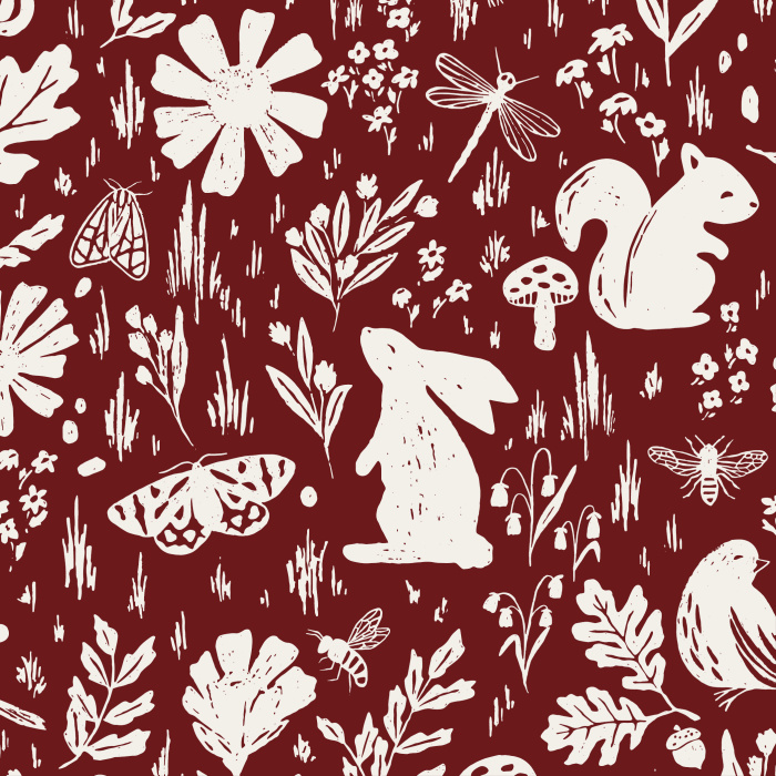 Our Garden Animals Peel and Stick Wallpaper is sure to bring a cute touch of nature to any wall in your home.