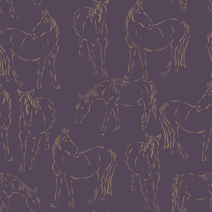 Create a countryside feeling on any wall in your home with our Free Horses Peel and Stick Wallpaper.
