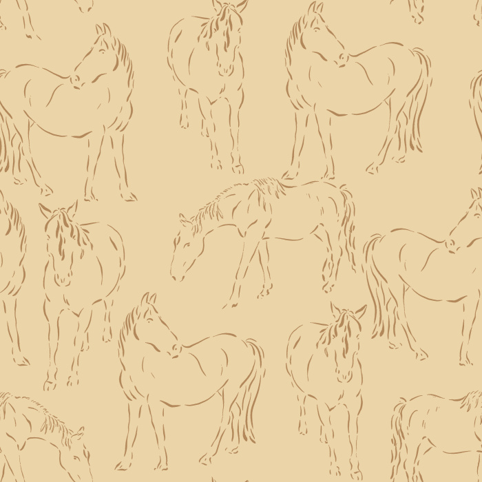 Create a countryside feeling on any wall in your home with our Free Horses Peel and Stick Wallpaper.
