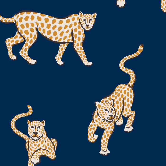 Our Luscious Leopards Peel and Stick Wallpaper brings a jungle touch to any room in your home.