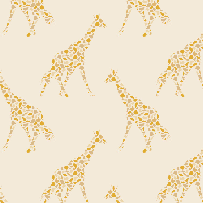 With its simple pattern of giraffe silhouettes, made out of angular abstract shapes, our Mod Giraffes Peel and Stick Removable Wallpaper will add a fun touch to any wall.