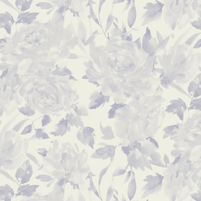 Fly Away with Me (Lavender) - Foral Peel and Stick Wallpaper– WALL