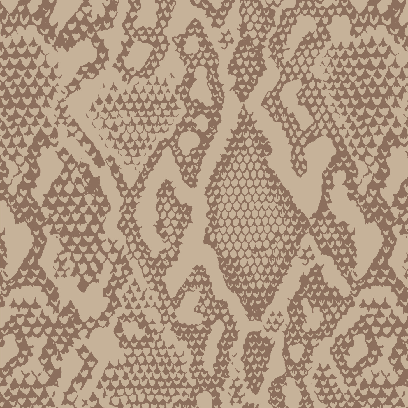 Snakeskin Pattern Wallpaper