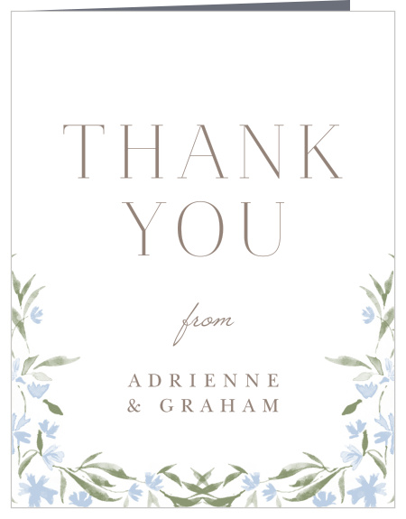 Our Lasting Tradition Wedding Thank You Cards share your gratitude for the support and presence of loved ones on your special day.